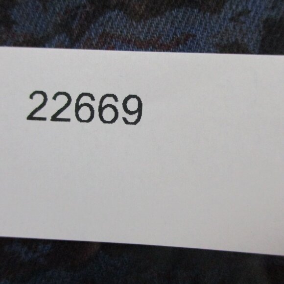 NWT See By Chloe Jeans Womens 32 Blue Space Dye Printed Patterned Skinny $350 - Picture 14 of 14